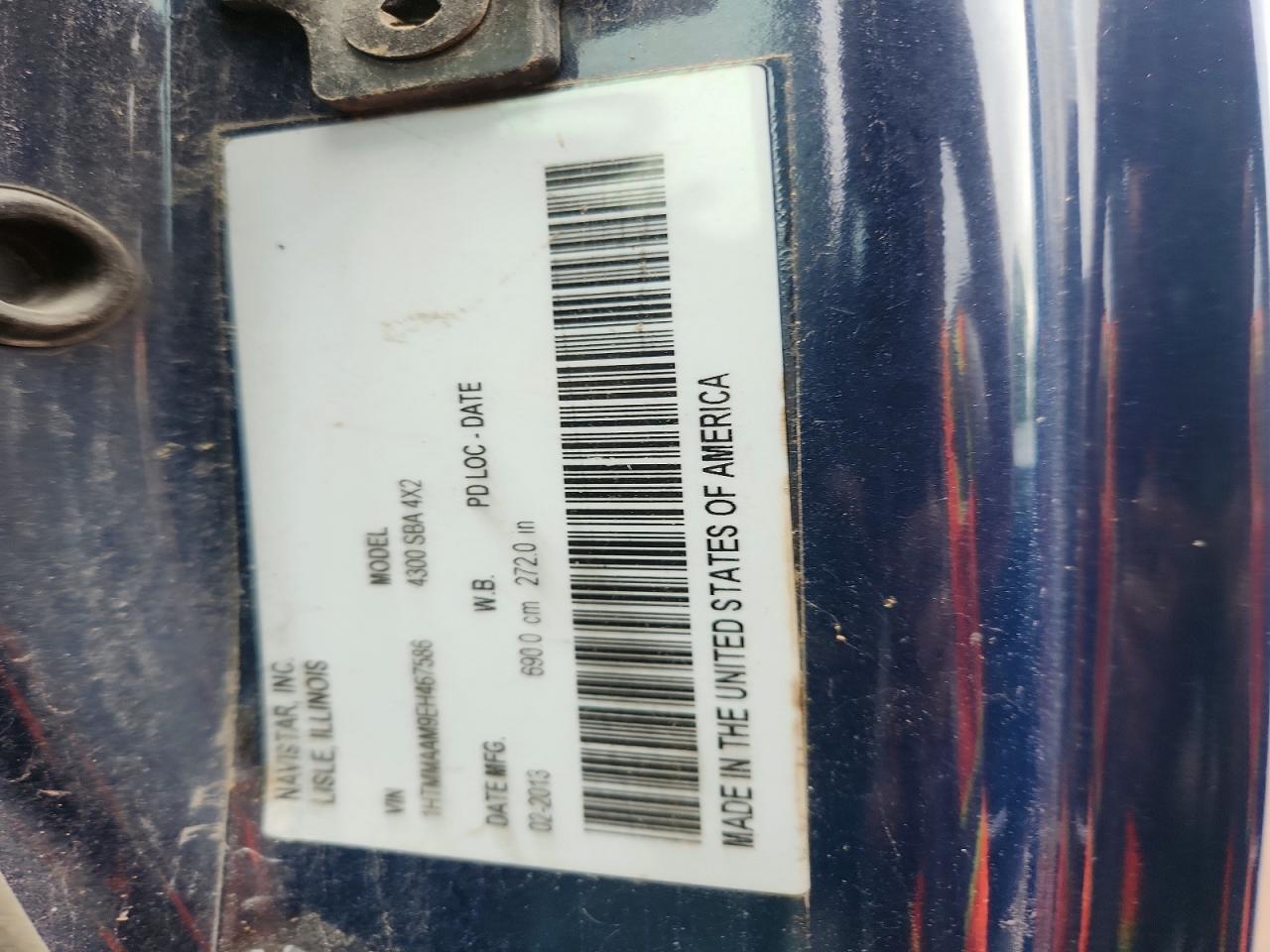 2014 INTERNATIONAL 4300