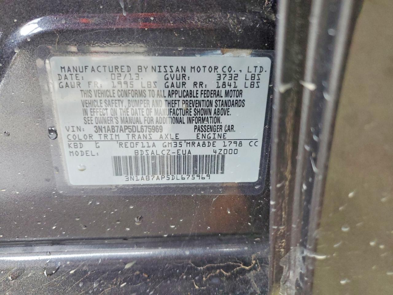 2013 NISSAN SENTRA