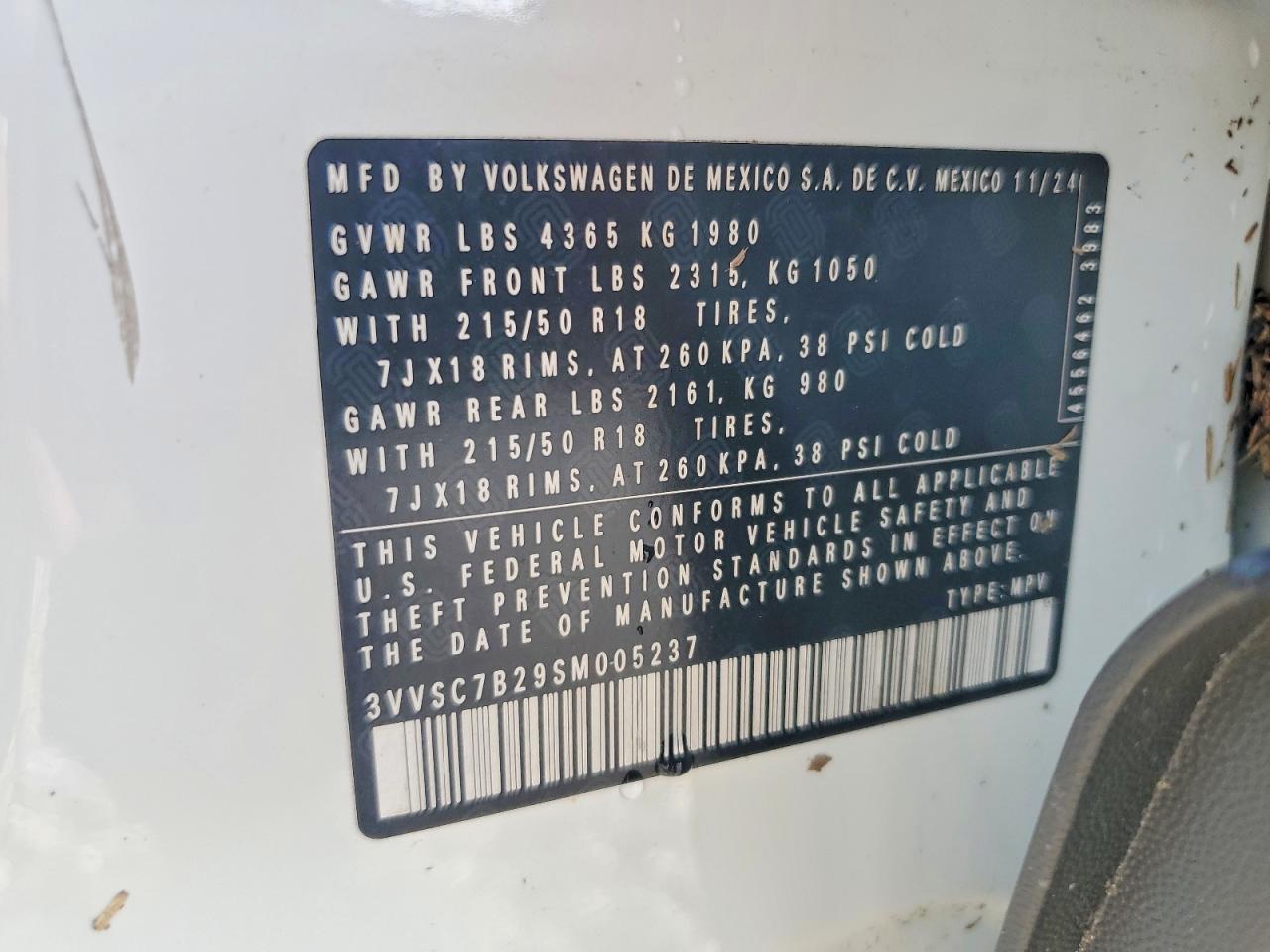 2025 VOLKSWAGEN ALL OTHER