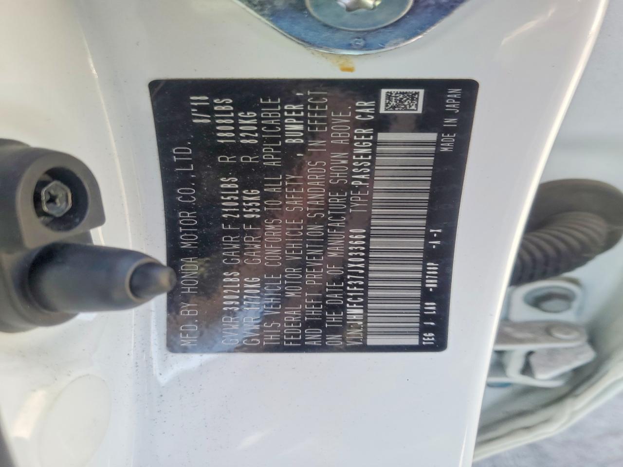 2018 HONDA CIVIC