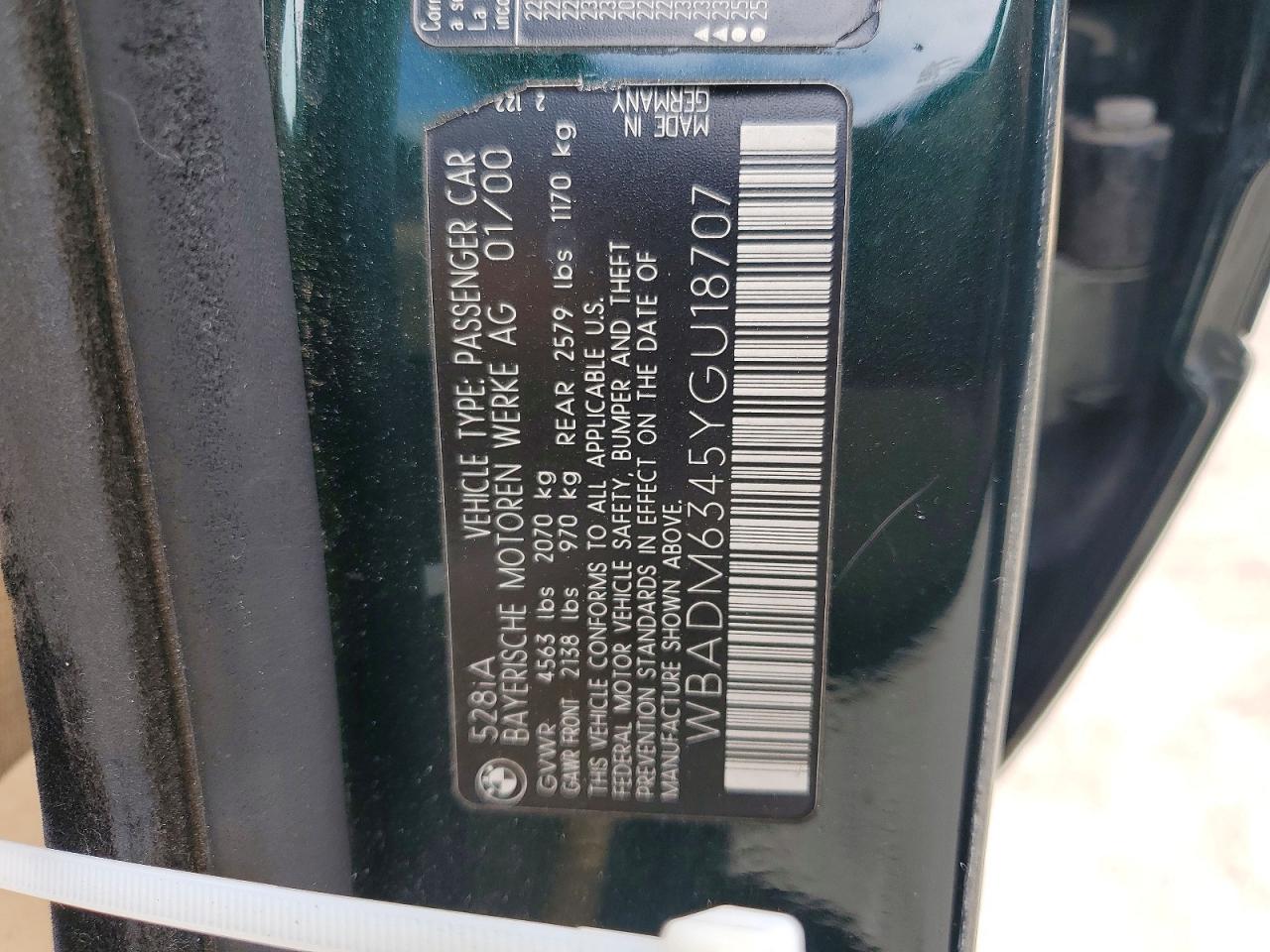 2000 BMW 5 SERIES