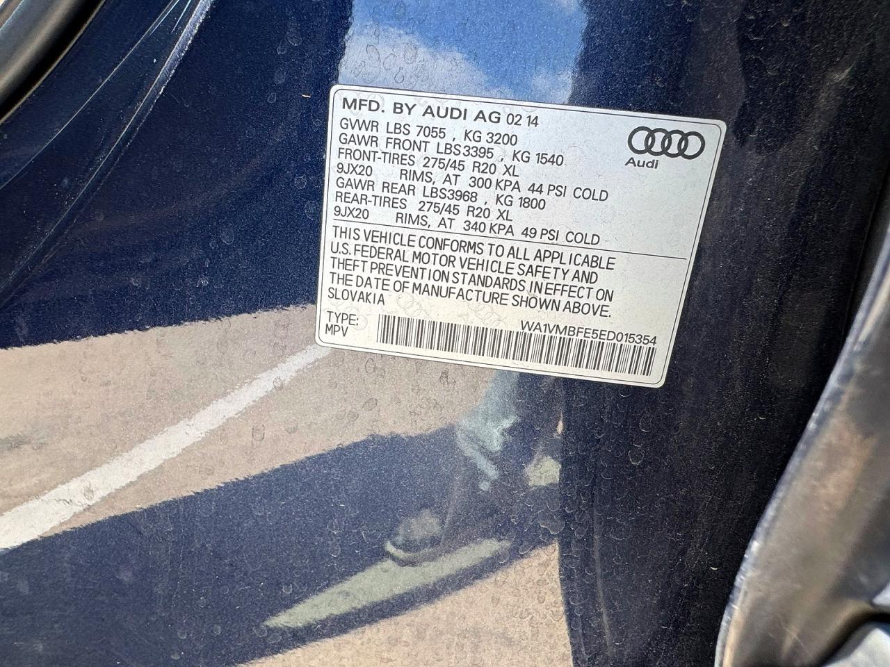 2014 AUDI Q7