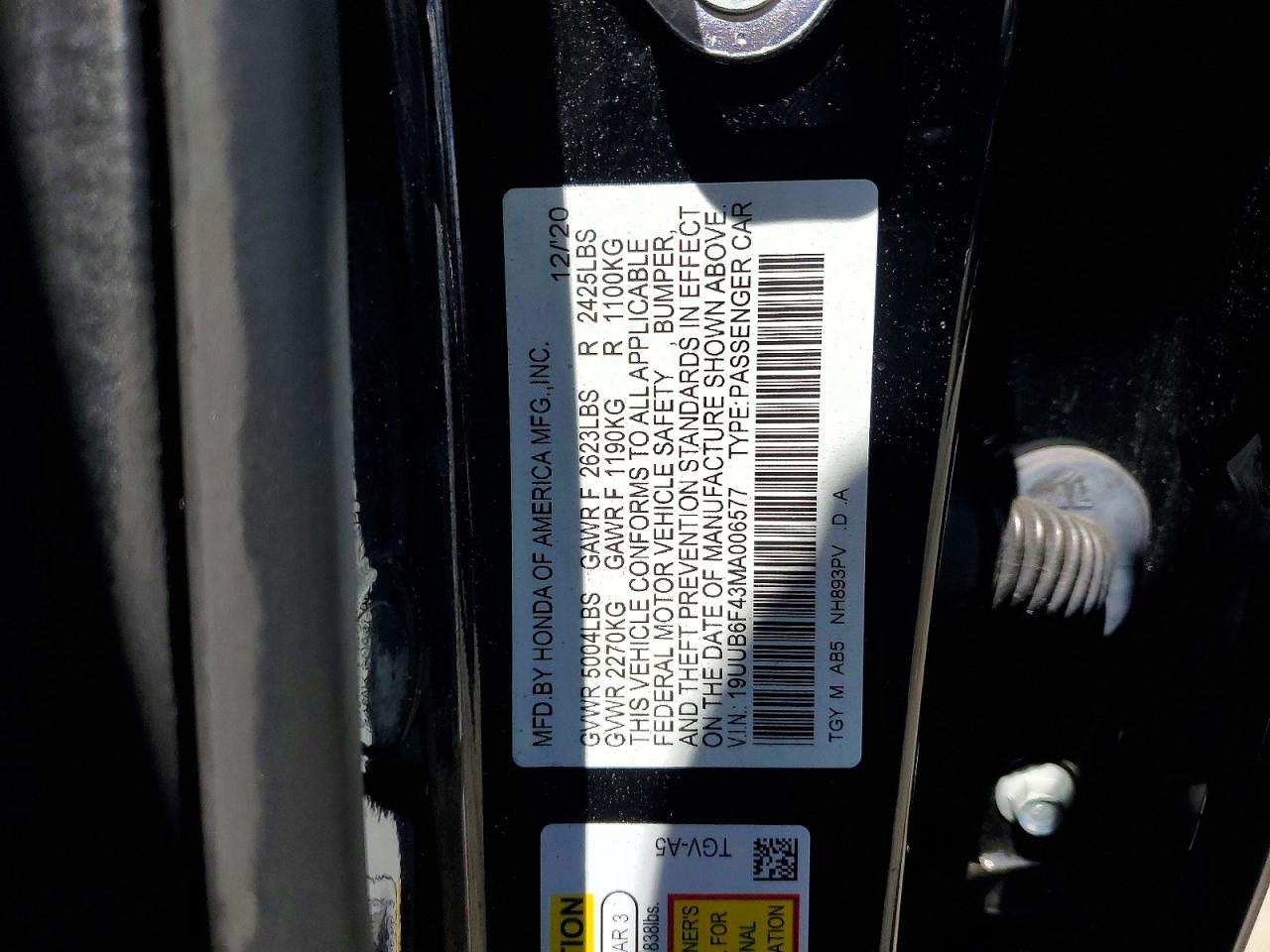 2021 ACURA TLX