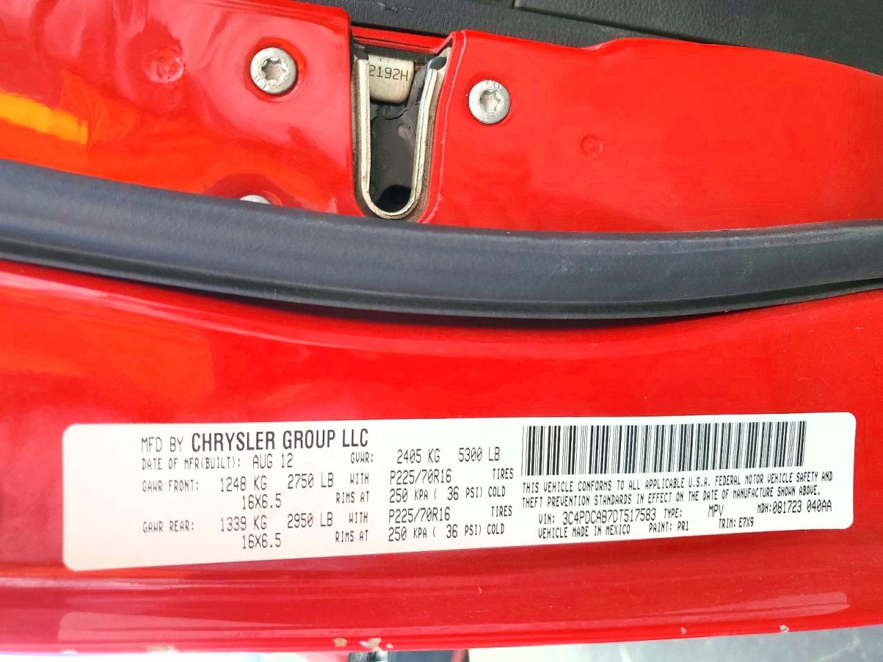 2013 DODGE JOURNEY