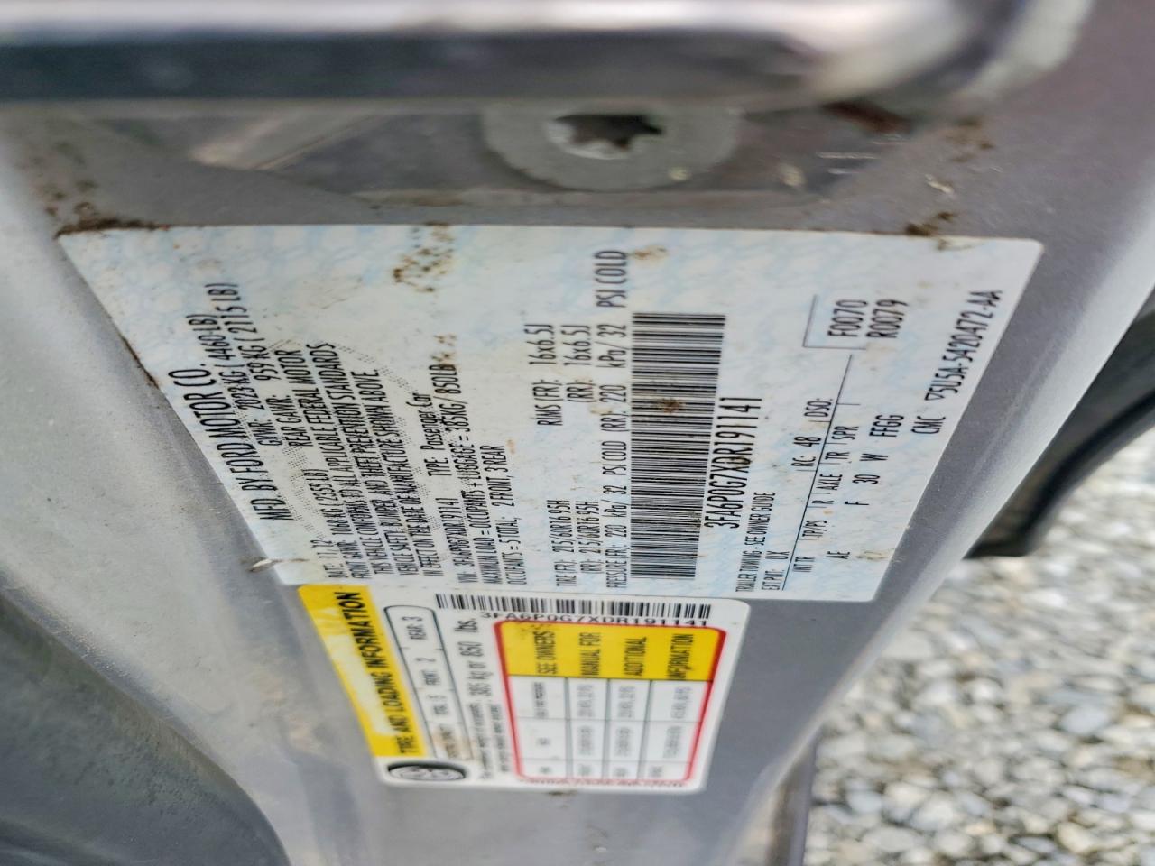 2013 FORD FUSION