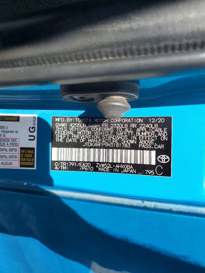 2021 TOYOTA PRIUS