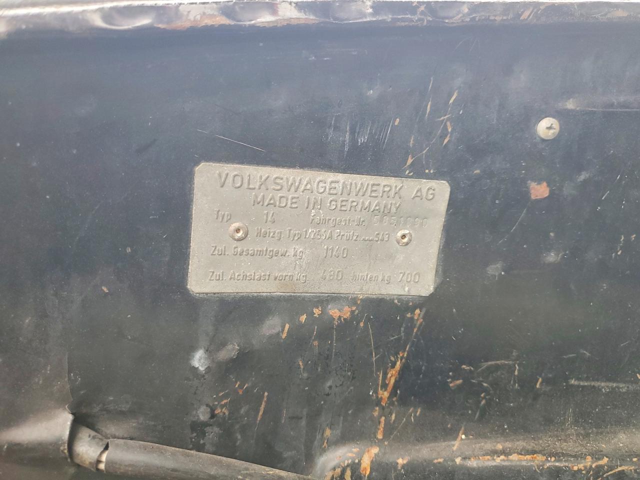 1964 VOLKSWAGEN OTHER