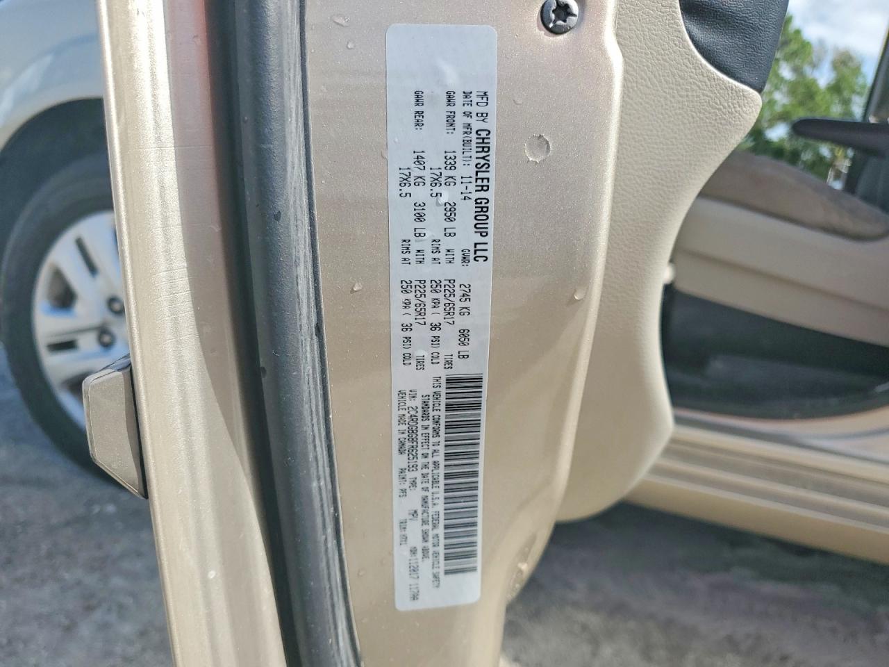 2015 DODGE CARAVAN