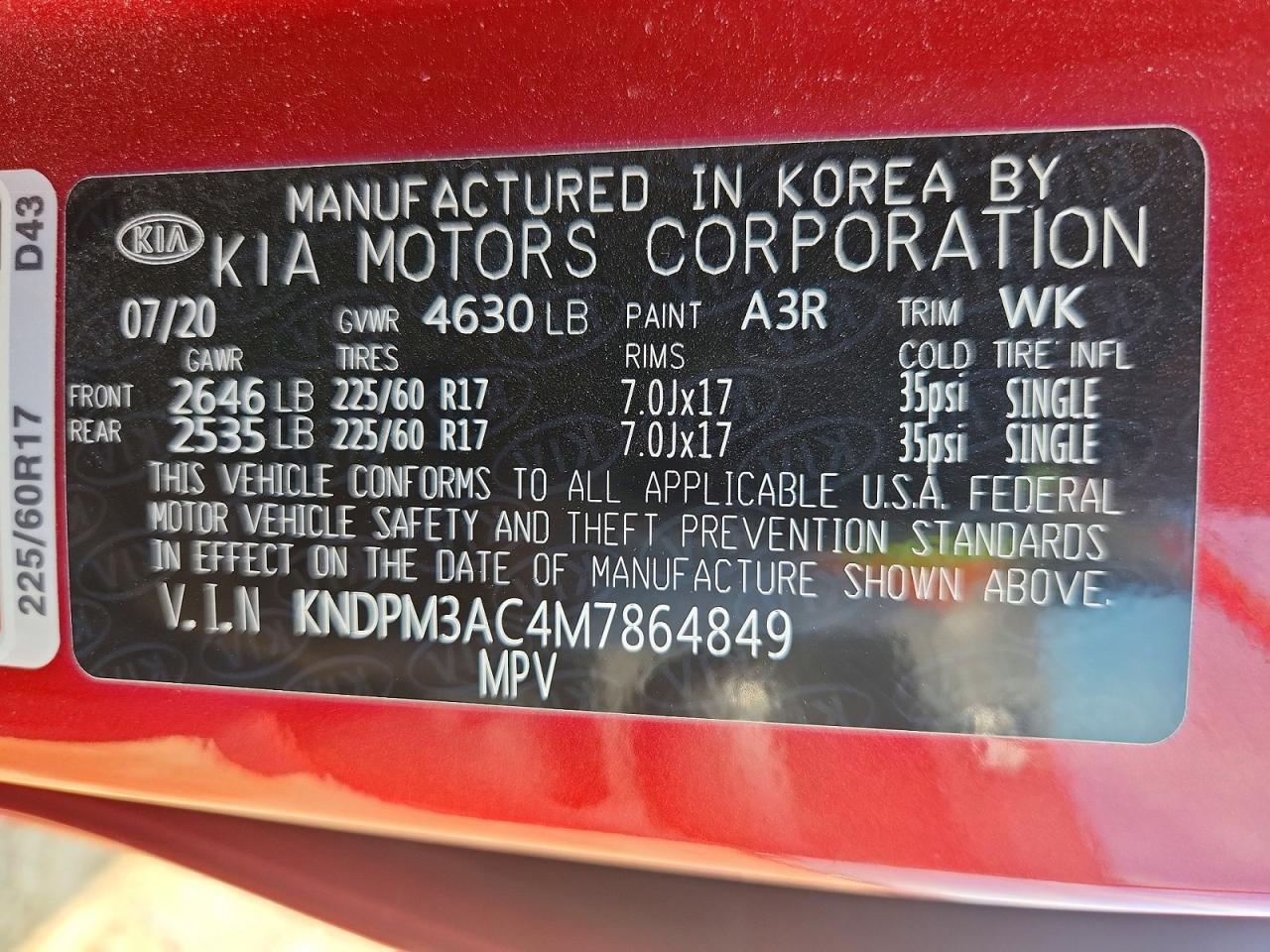 2021 KIA SPORTAGE
