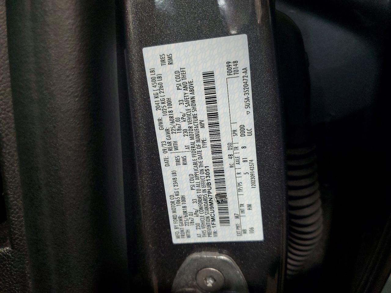 2023 FORD ESCAPE