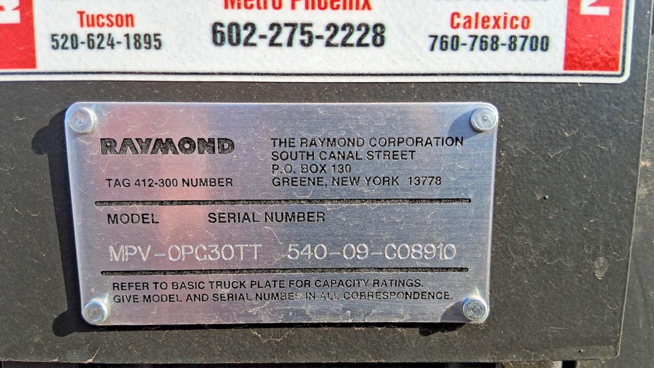 2009 RAYMOND MPV
