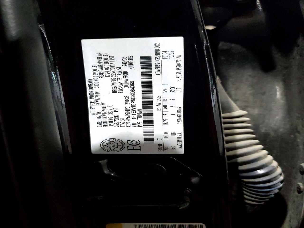 2016 FORD F150