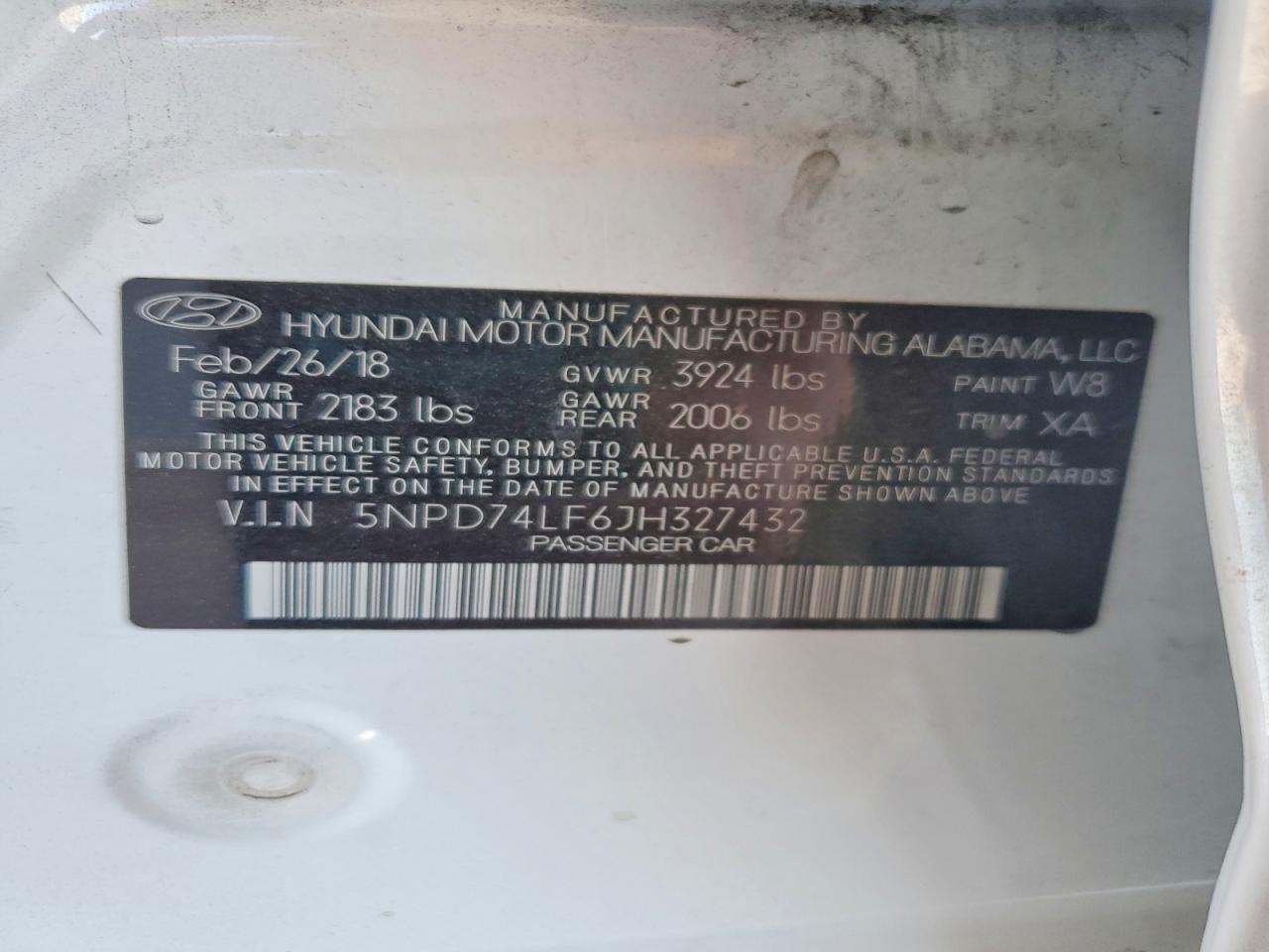 2018 HYUNDAI ELANTRA