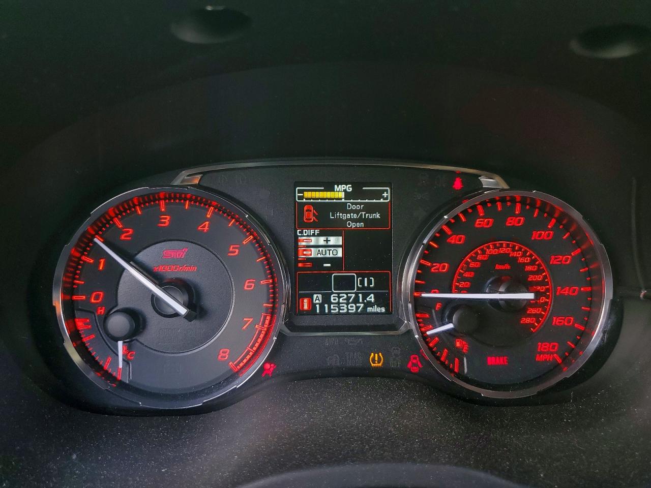 2016 SUBARU WRX