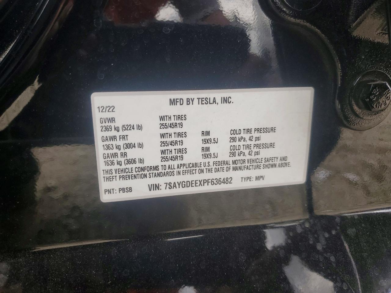 2023 TESLA MODEL Y