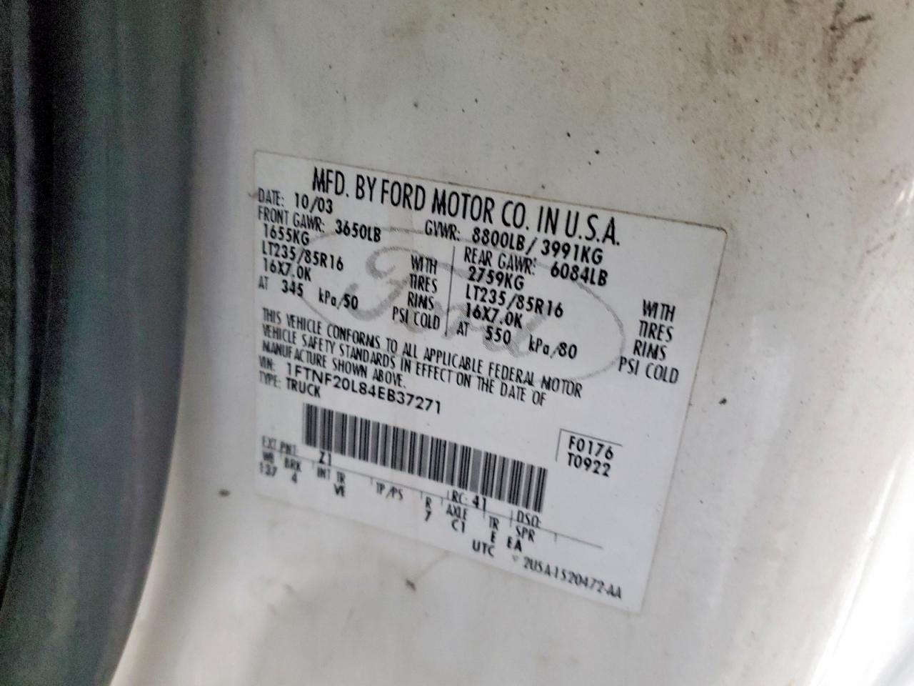 2004 FORD F250
