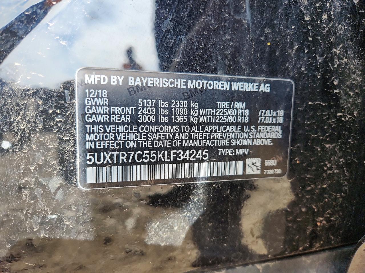 2019 BMW X3
