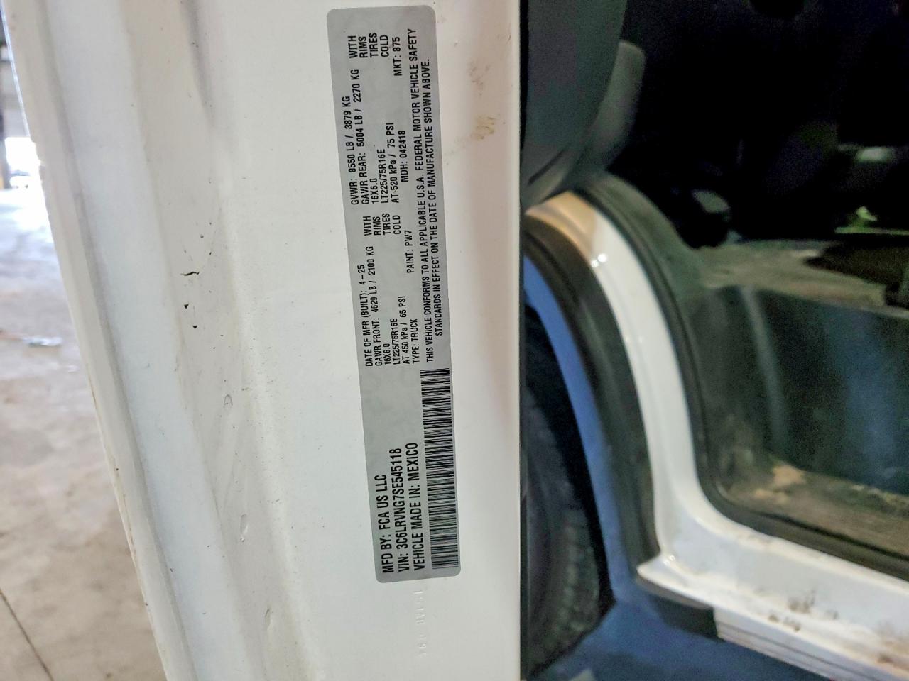 2025 RAM PROMASTER