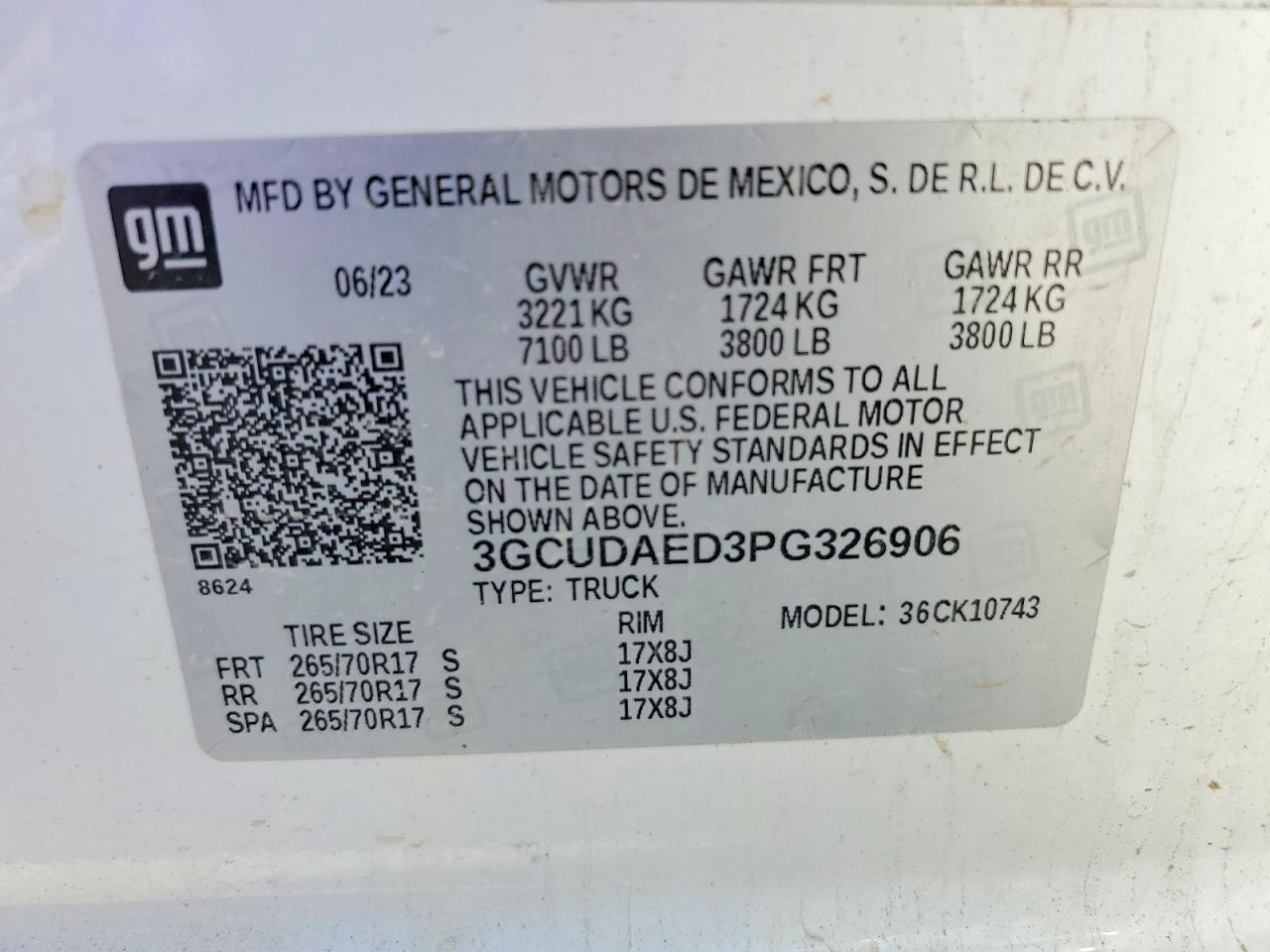 2023 CHEVROLET C/K1500