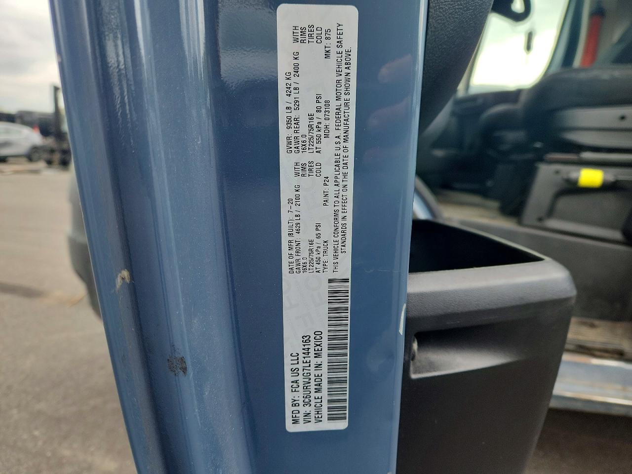 2020 RAM PROMASTER