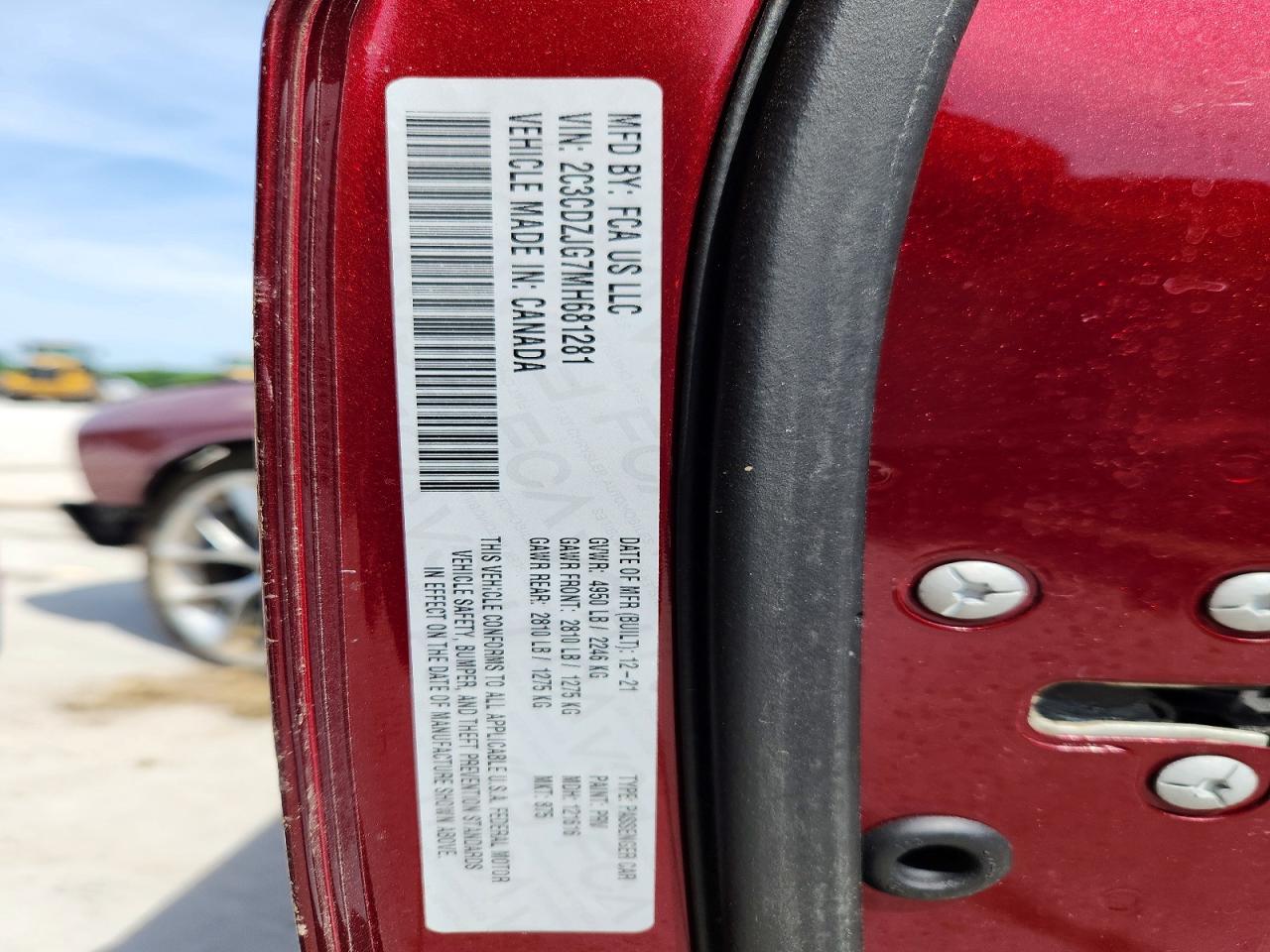 2021 DODGE CHALLENGER