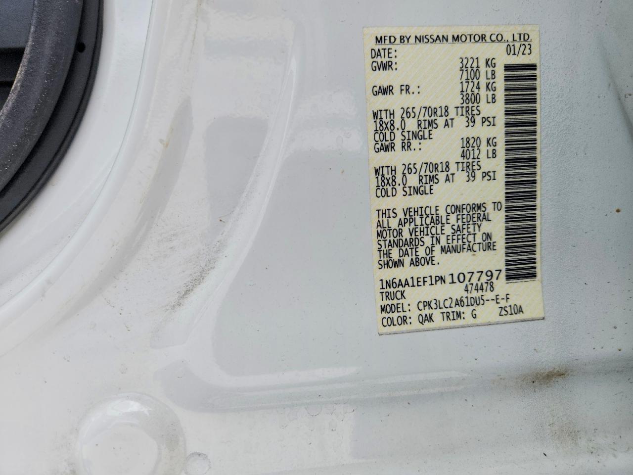 2023 NISSAN TITAN