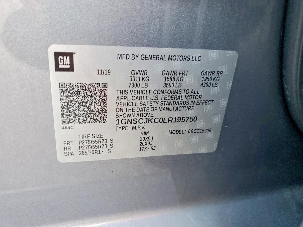 2020 CHEVROLET SUBURBAN