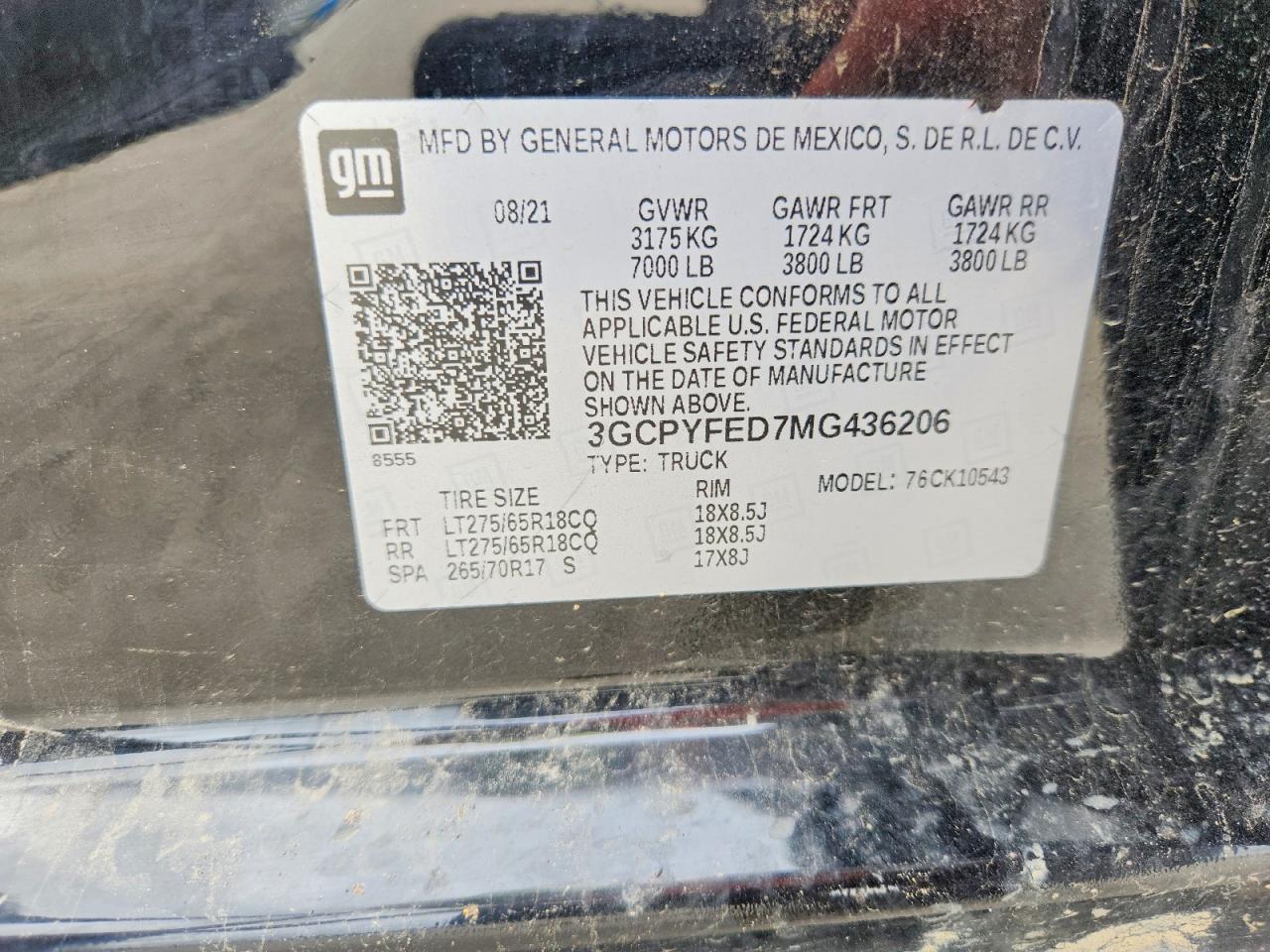 2021 CHEVROLET SILVERADO