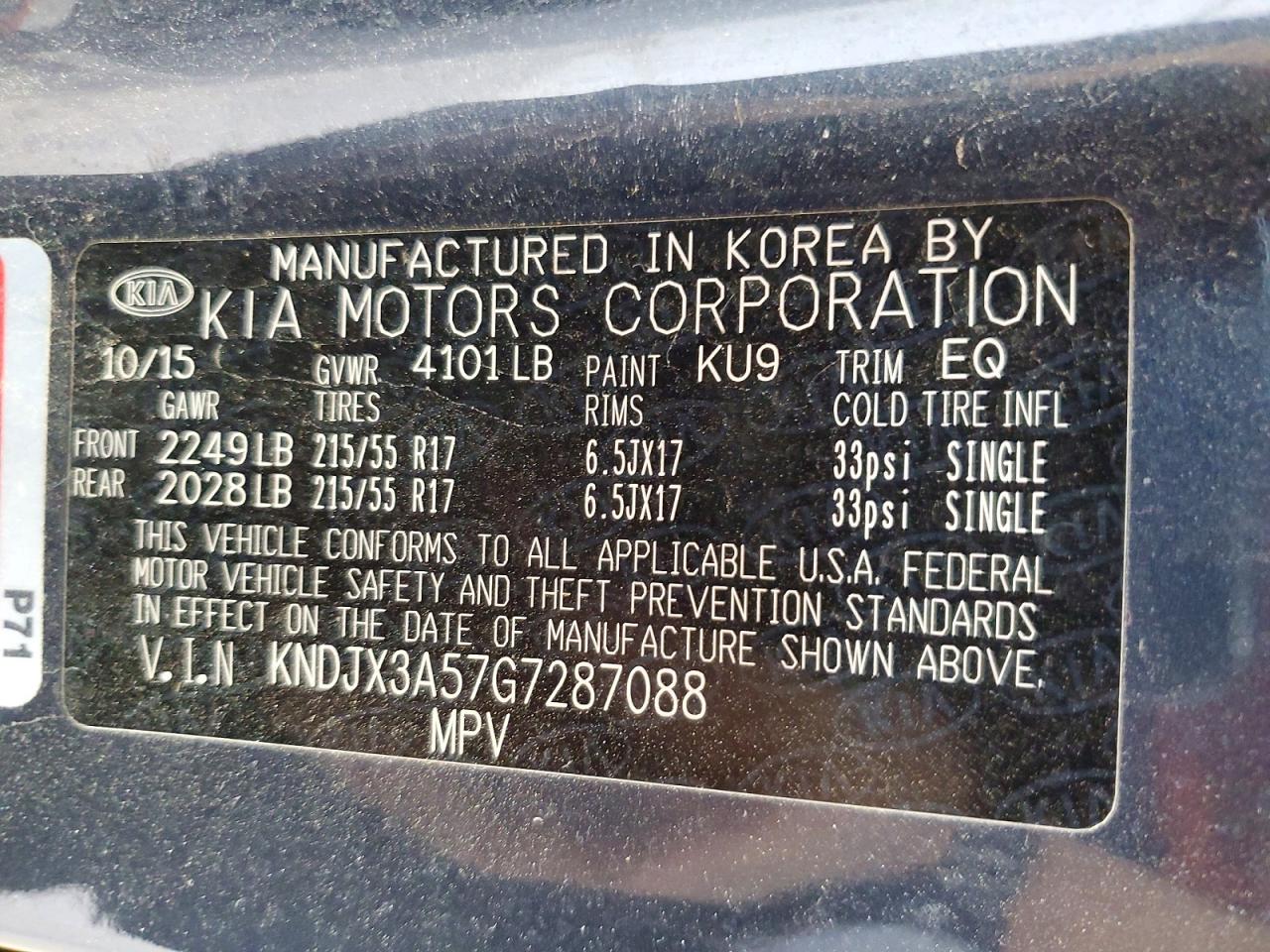 2016 KIA SOUL