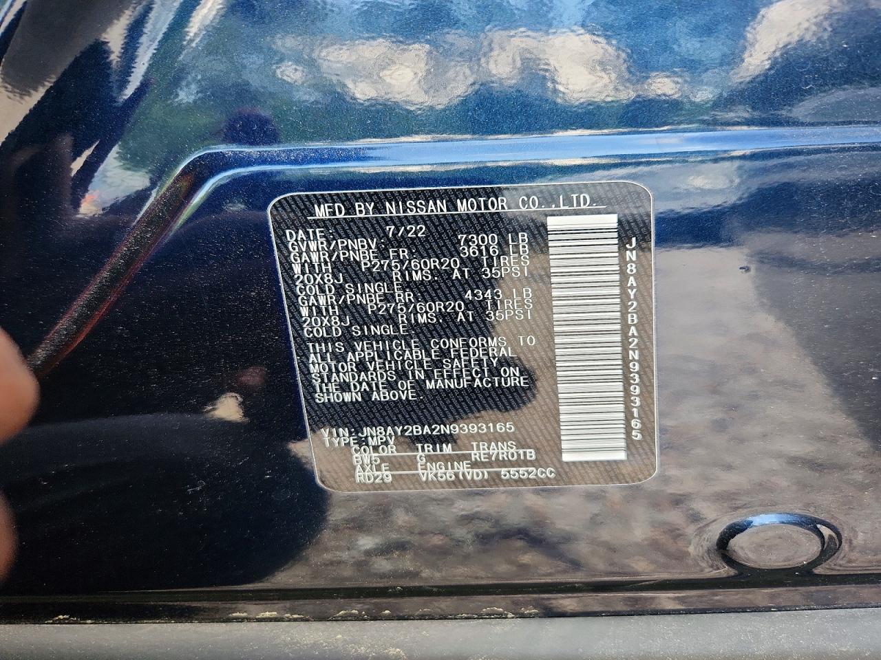 2022 NISSAN ARMADA