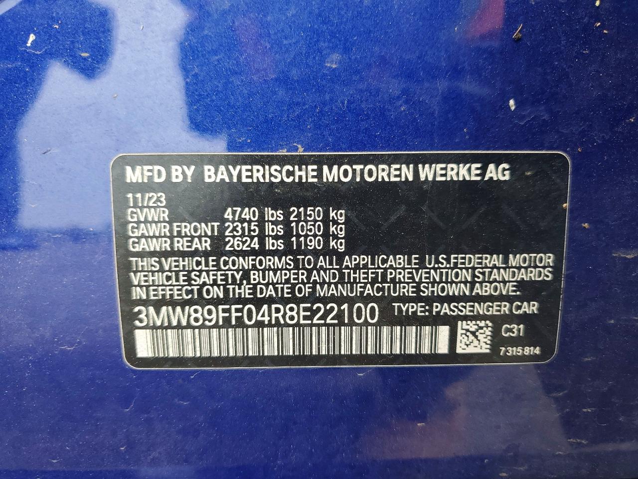 2024 BMW 3 SERIES
