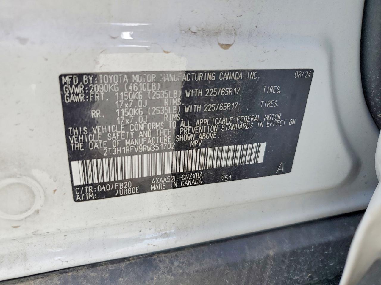 2024 TOYOTA RAV4
