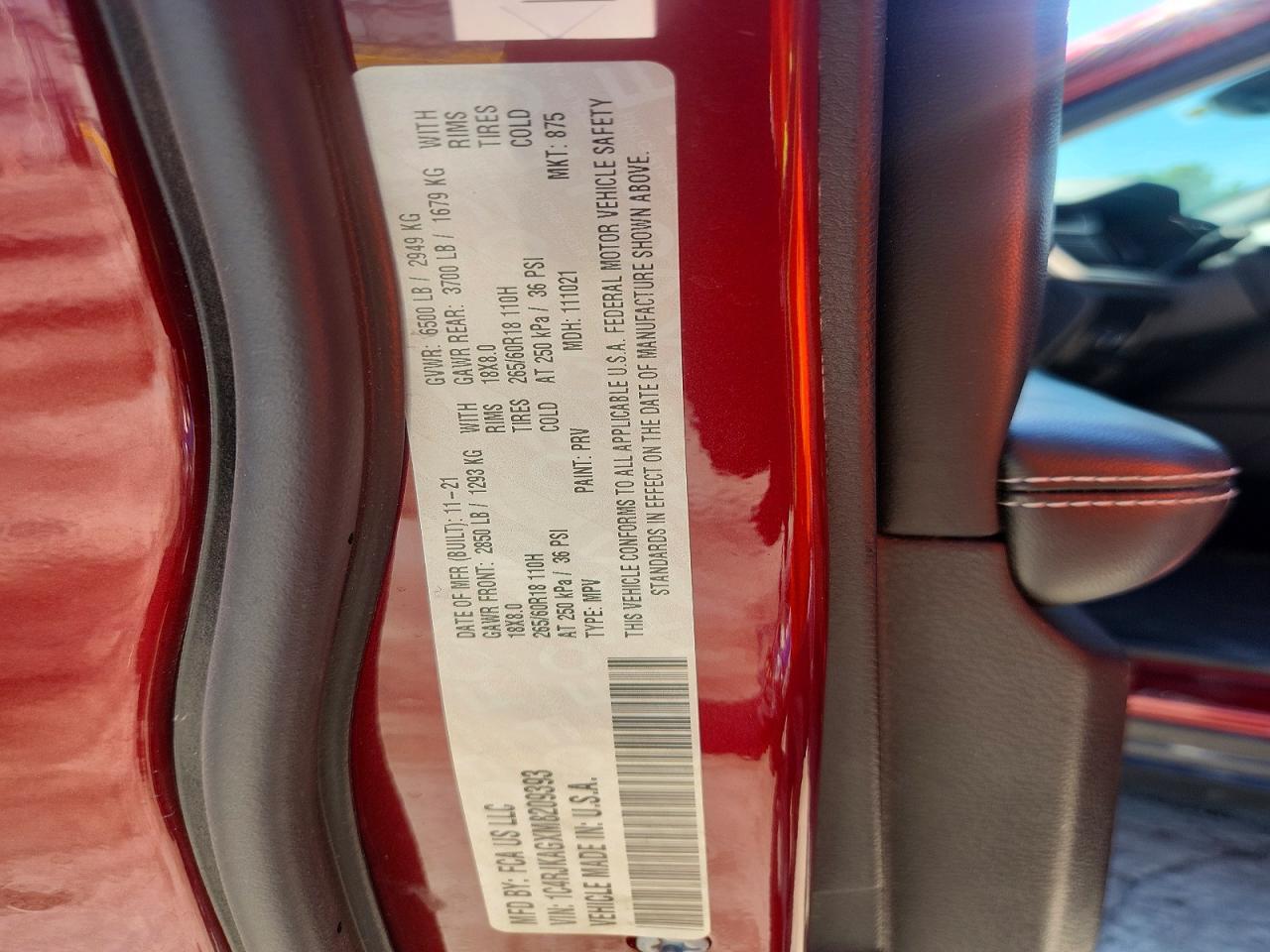2021 JEEP CHEROKEE