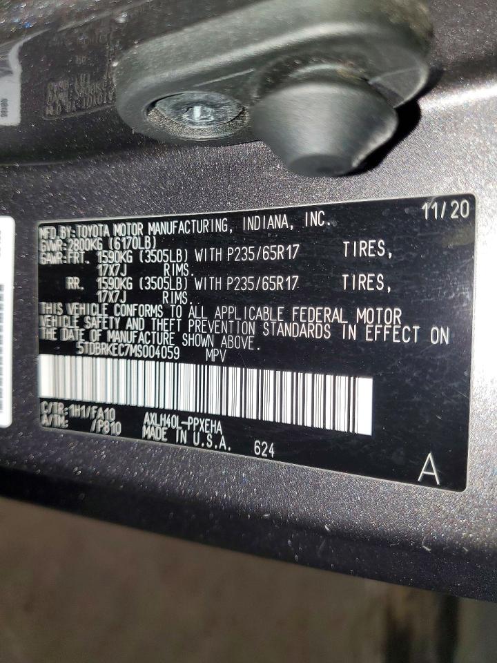 2021 TOYOTA SIENNA