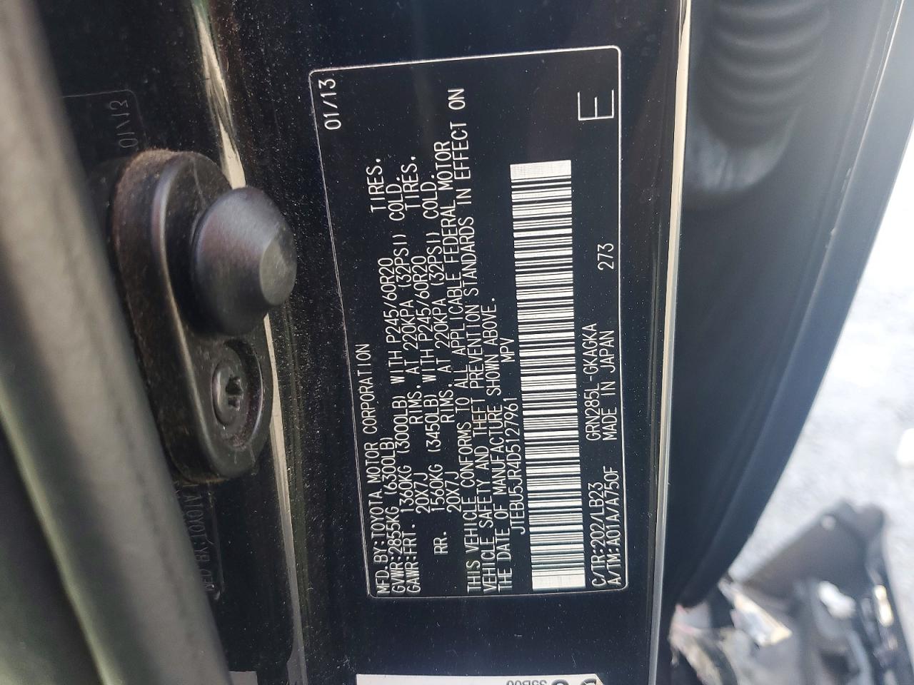 2013 TOYOTA 4RUNNER