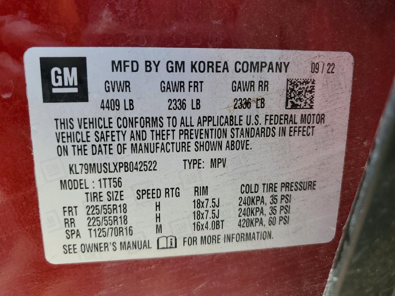 2023 CHEVROLET TRAILBLAZE
