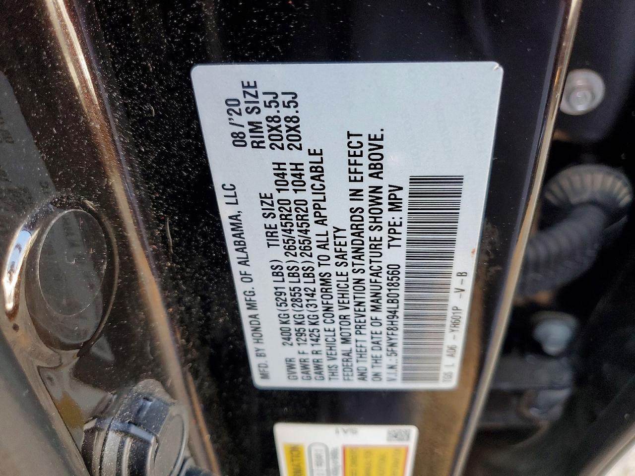 2020 HONDA PASSPORT