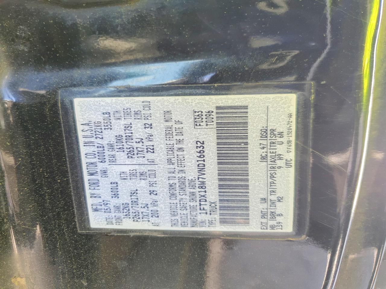 1997 FORD F150