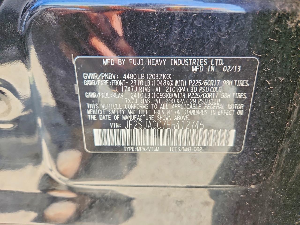 2014 SUBARU FORESTER