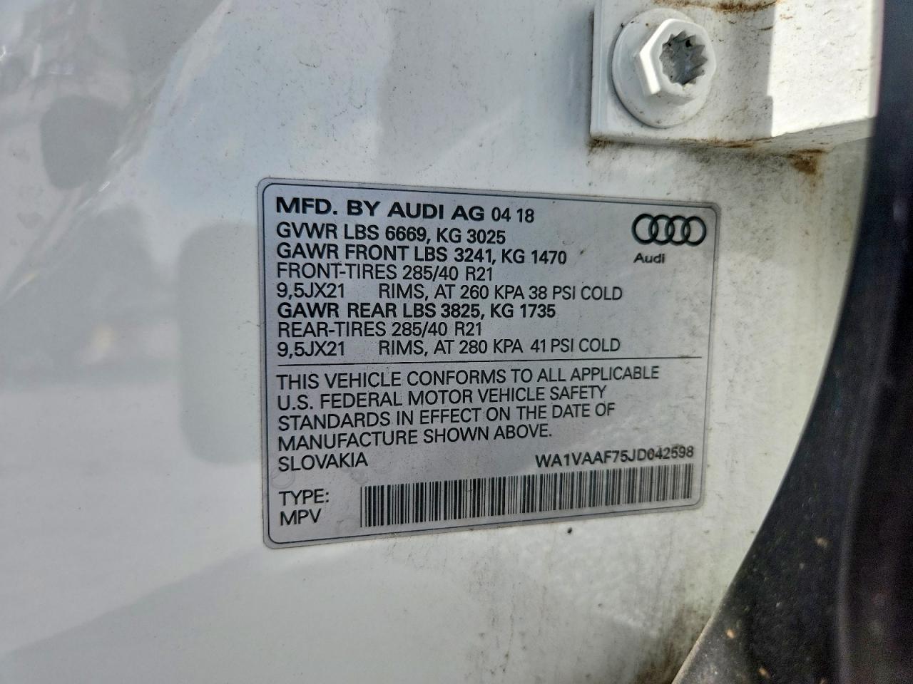 2018 AUDI Q7