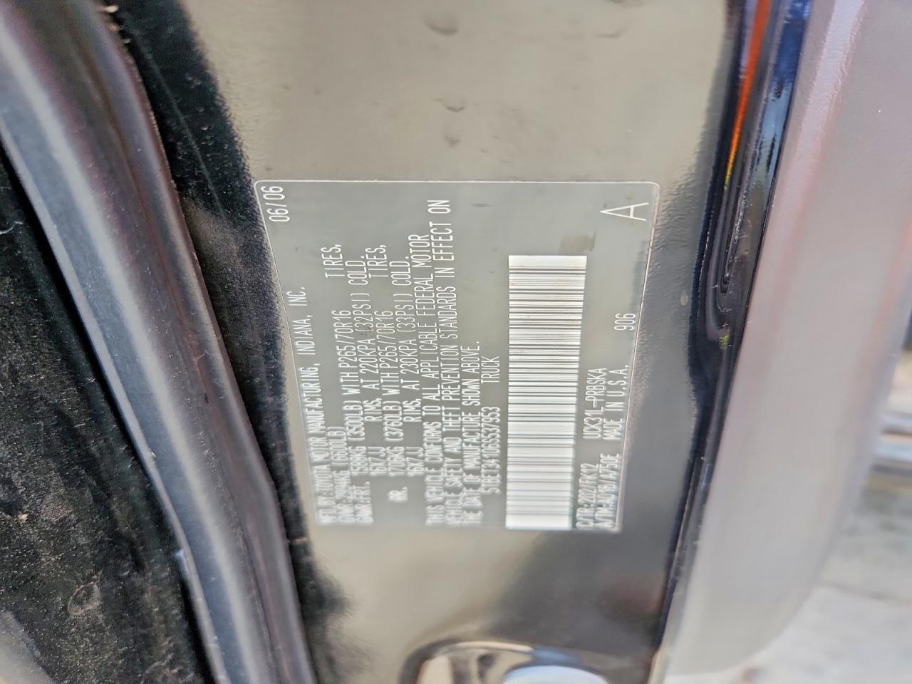 2006 TOYOTA TUNDRA