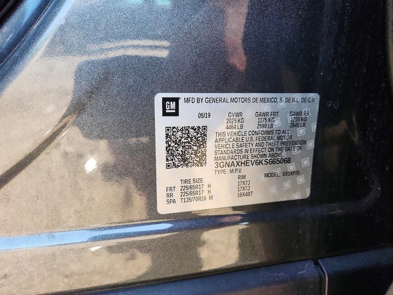 2019 CHEVROLET EQUINOX