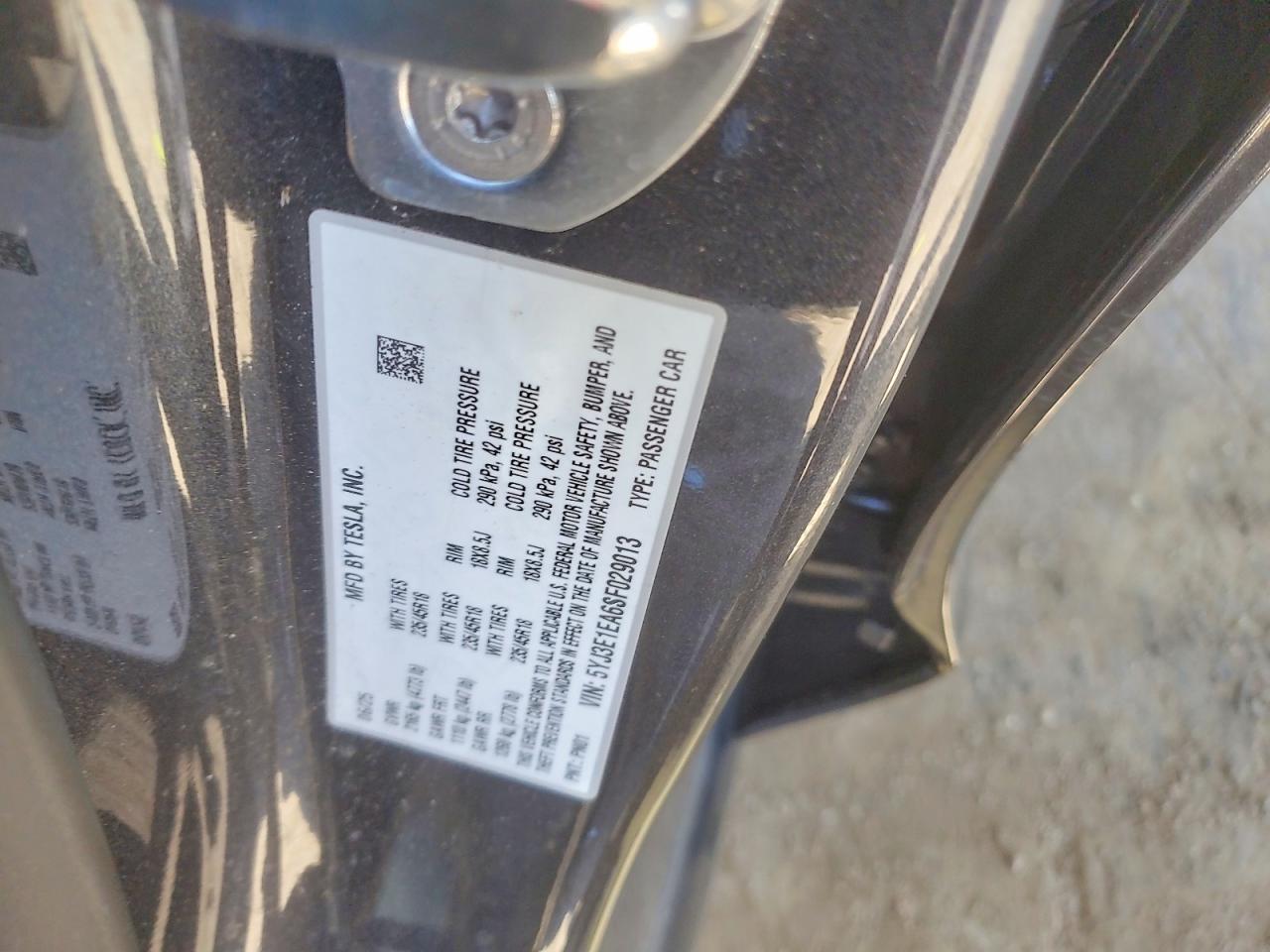 2025 TESLA MODEL 3