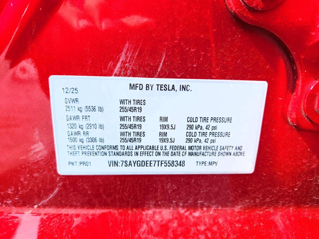 2026 TESLA MODEL Y