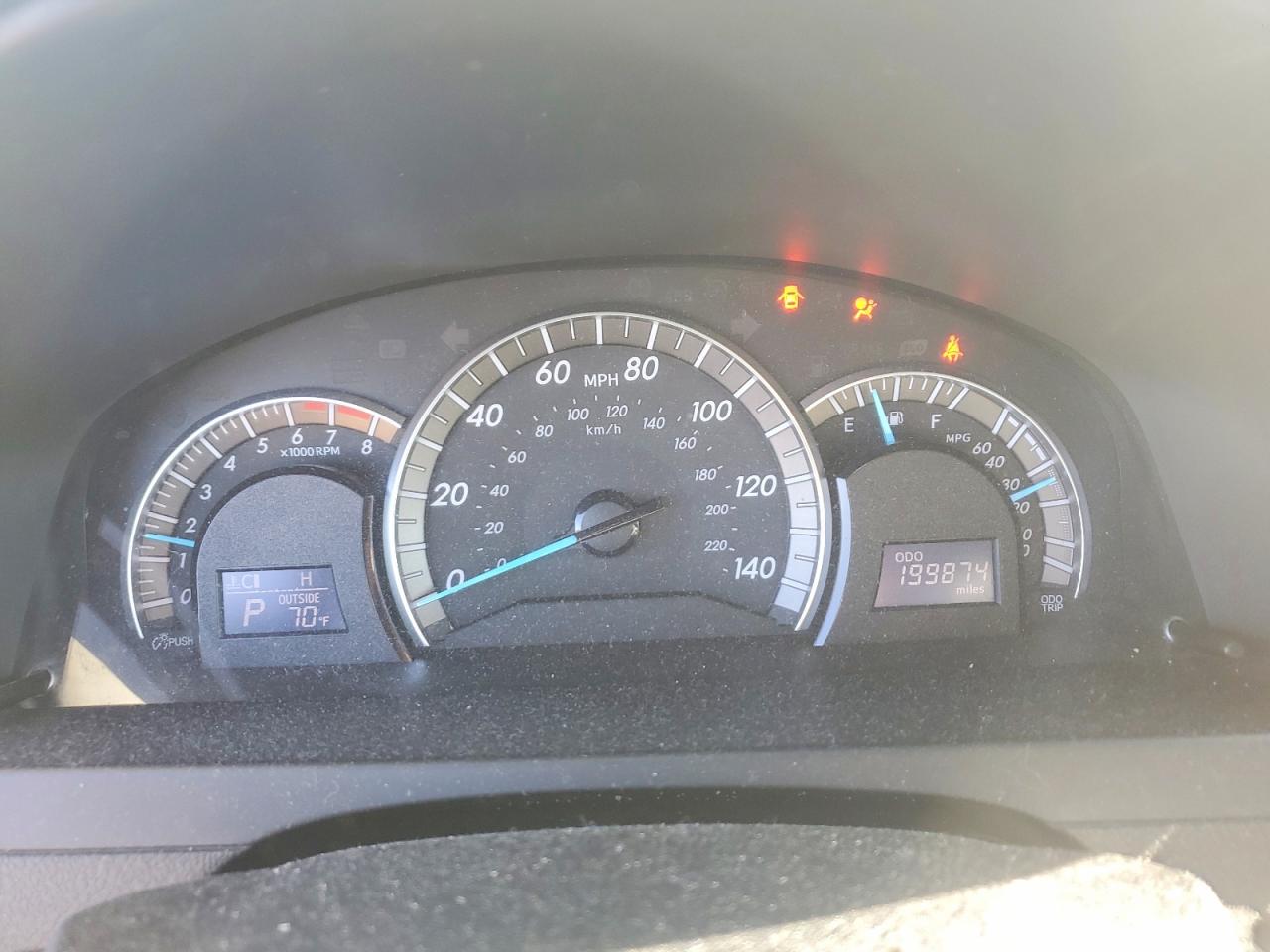 2012 TOYOTA CAMRY