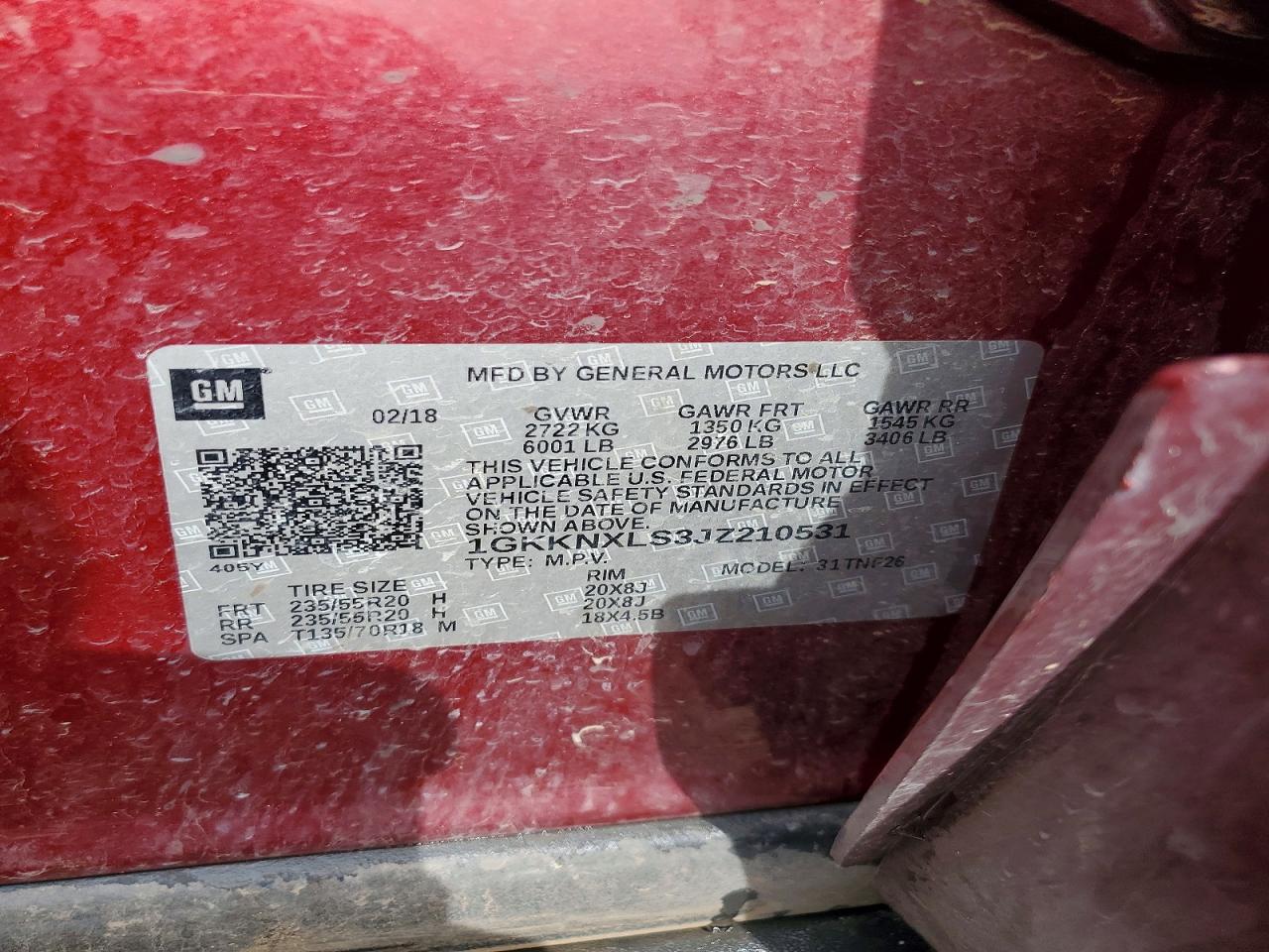 2018 GMC ACADIA DEN