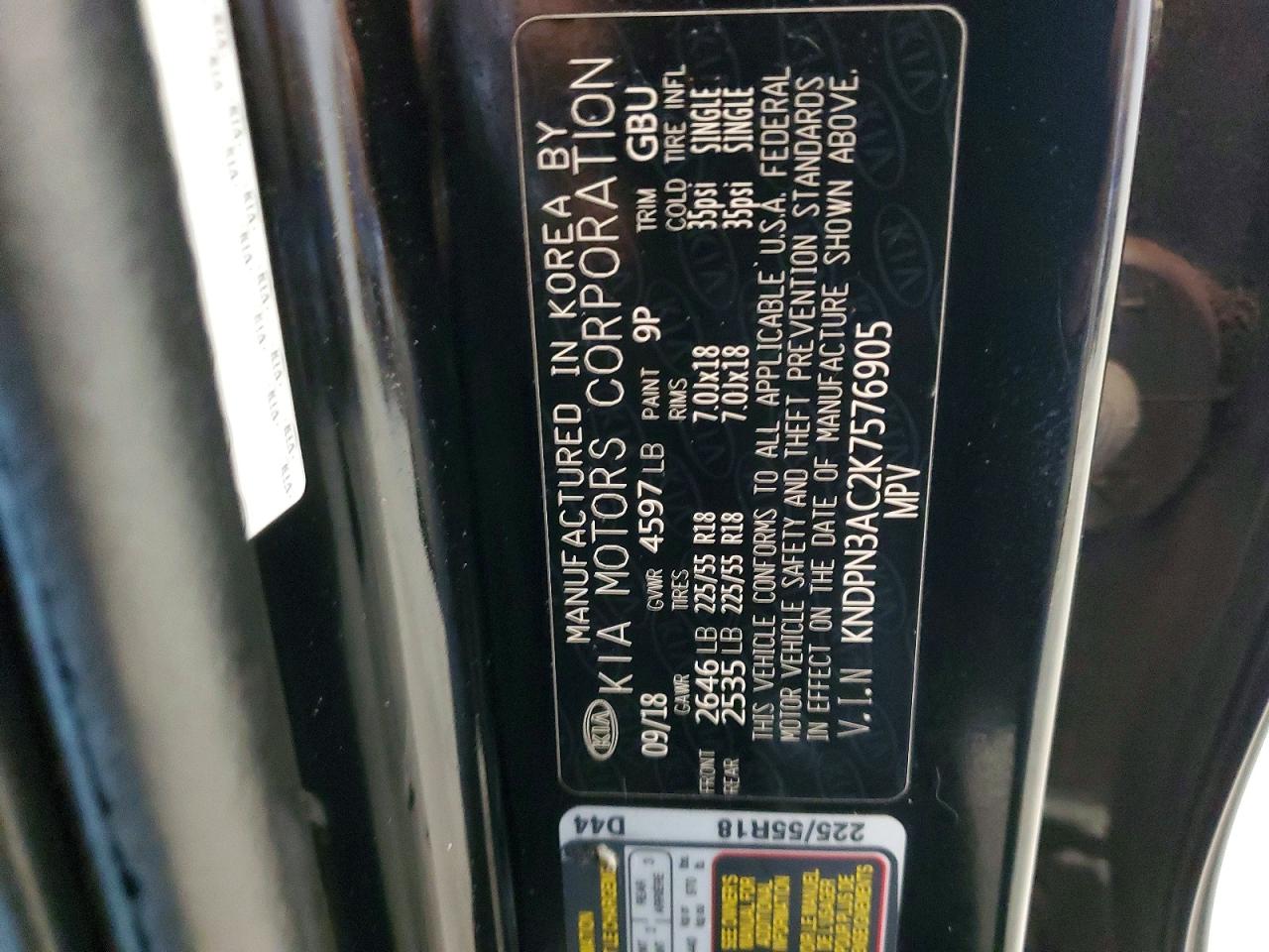 2019 KIA SPORTAGE