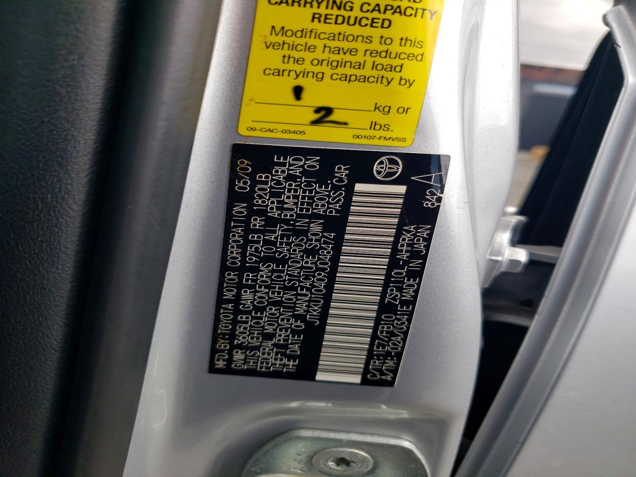 2009 SCION XD