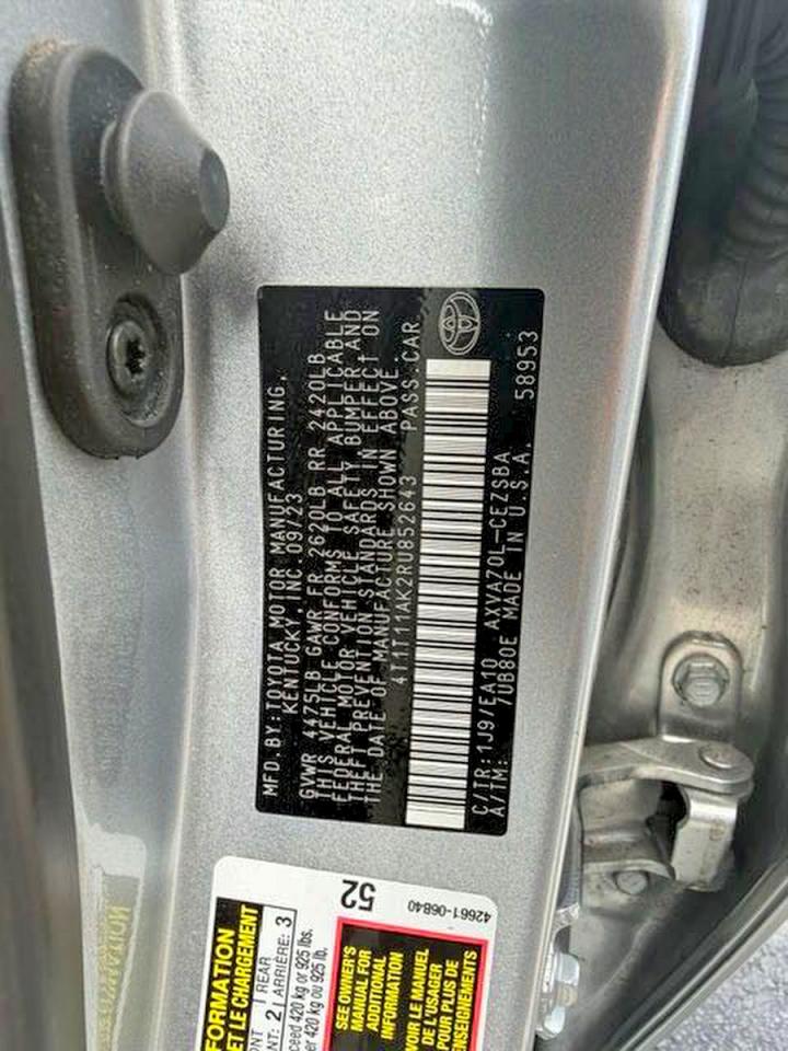 2024 TOYOTA CAMRY