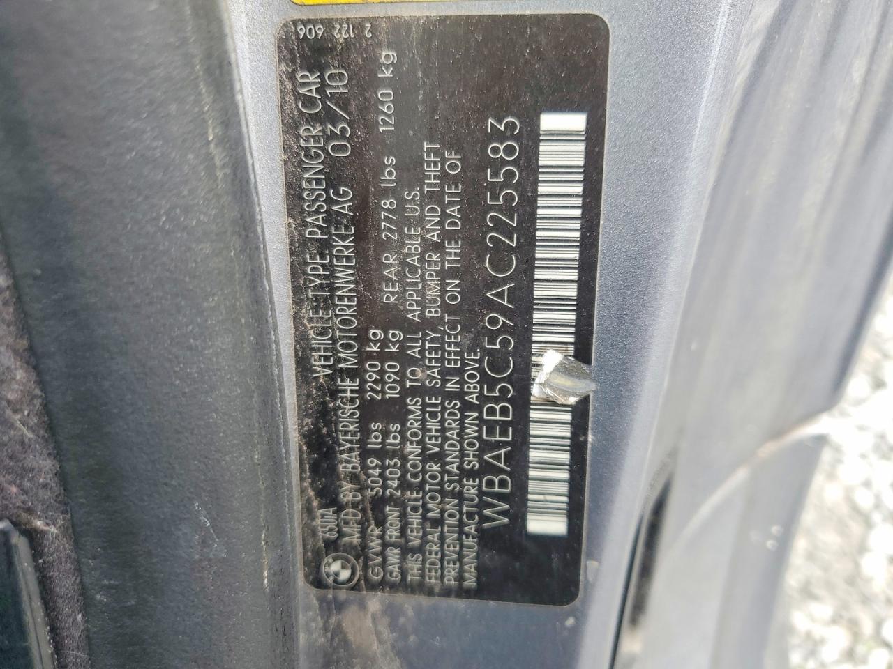 2010 BMW 6 SERIES